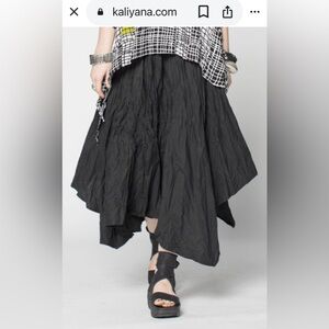 Midnight blue Asymmetrical Skirt